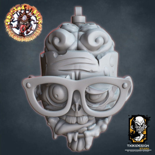 Zombienerd Ball - UNPAINTED - Txiki Design Studio