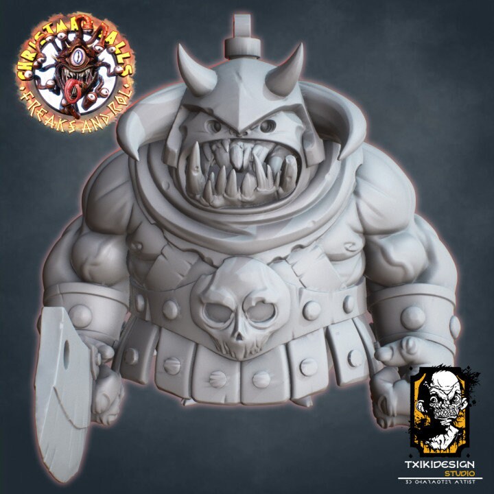 Ork Ball - UNPAINTED - Txiki Design Studio