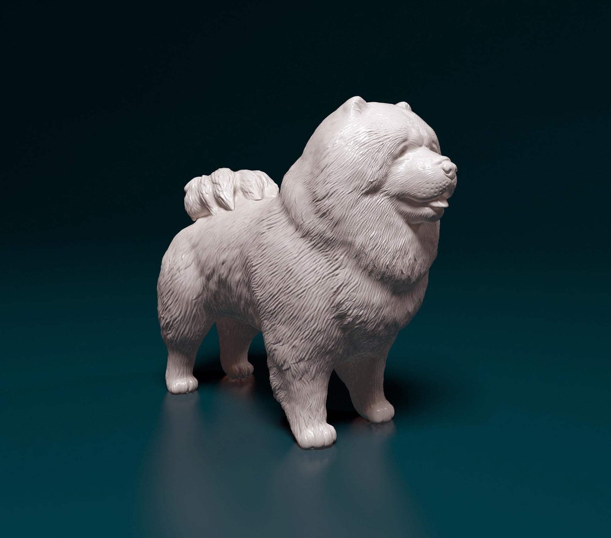Chow Chow- Sterocat 3D Resin Print