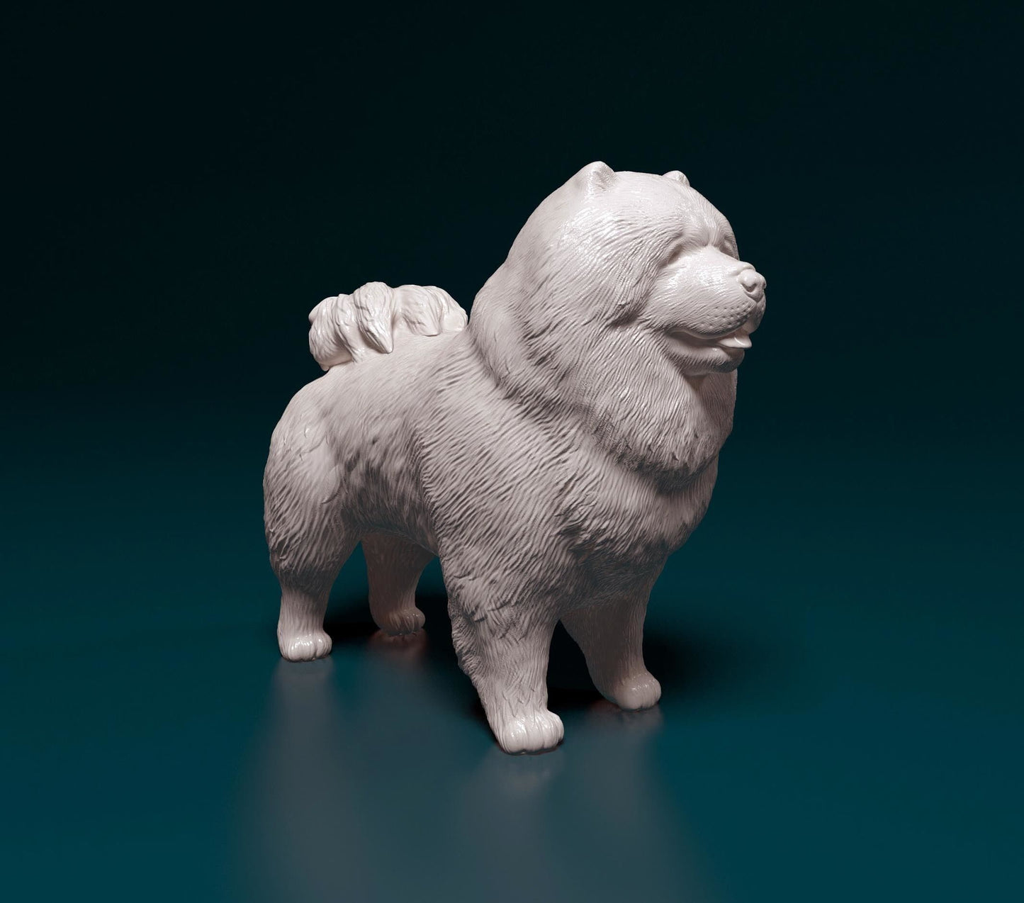 Chow Chow- Sterocat 3D Resin Print
