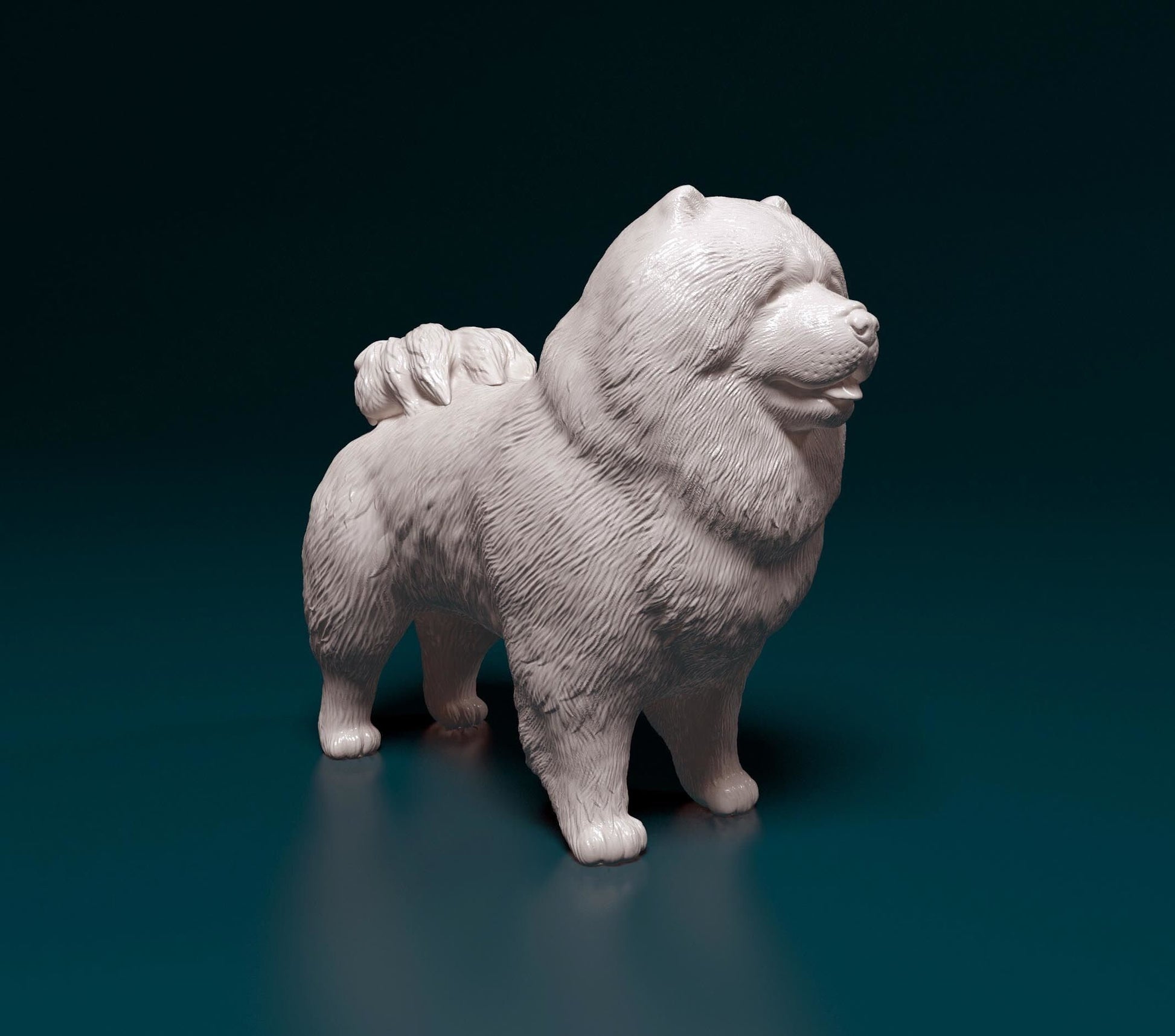 Chow Chow- Sterocat 3D Resin Print