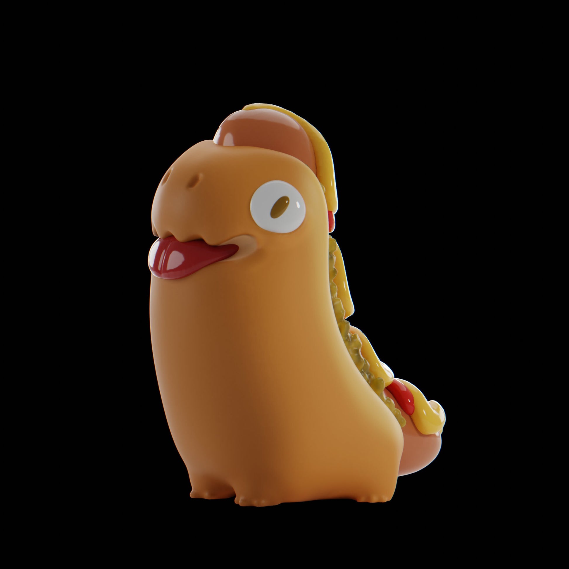 Hotdii - UNPAINTED - Grumpii Art Toy