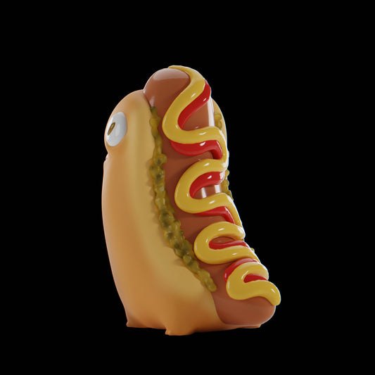 Hotdii - UNPAINTED - Grumpii Art Toy