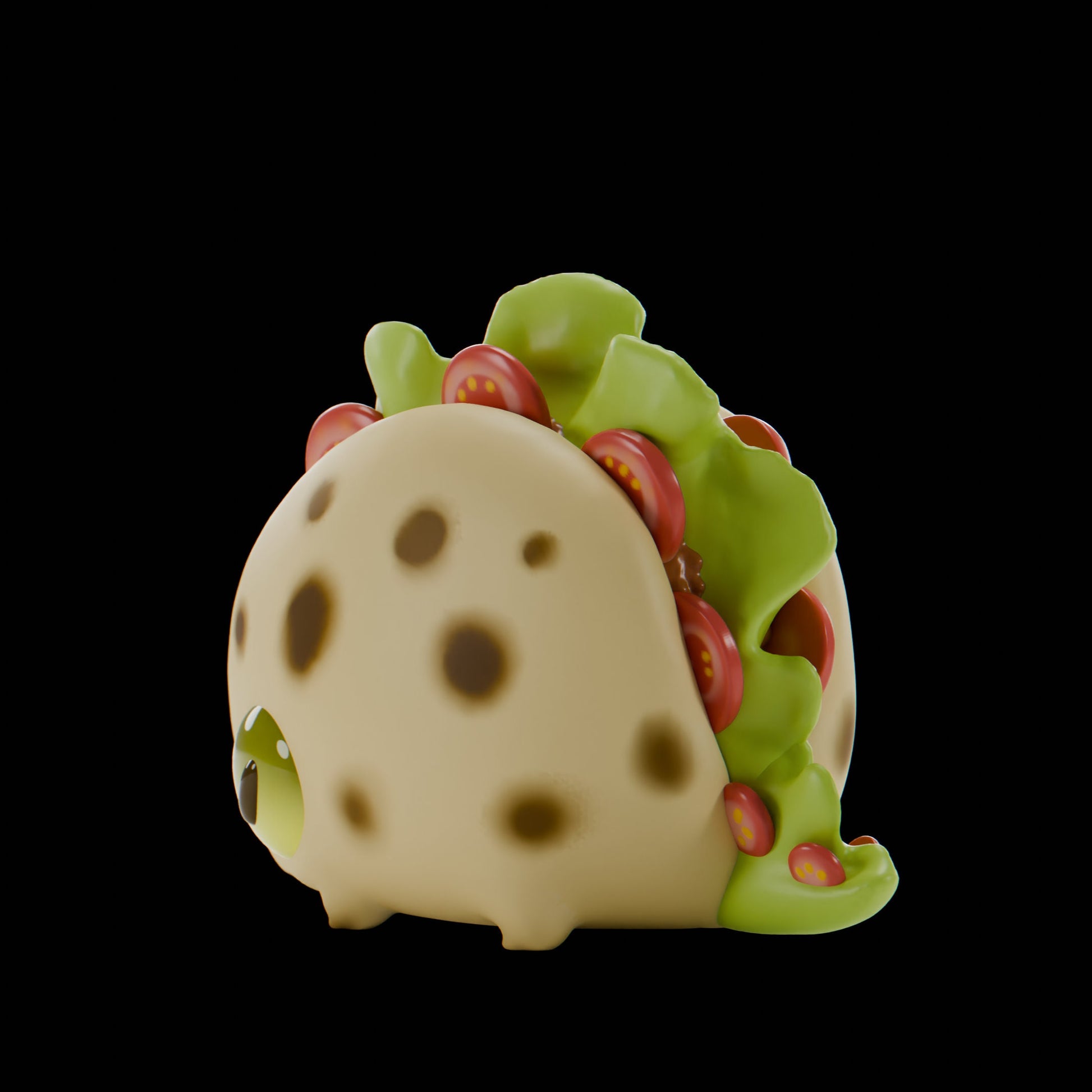 Taco - UNPAINTED - Grumpii Art Toy
