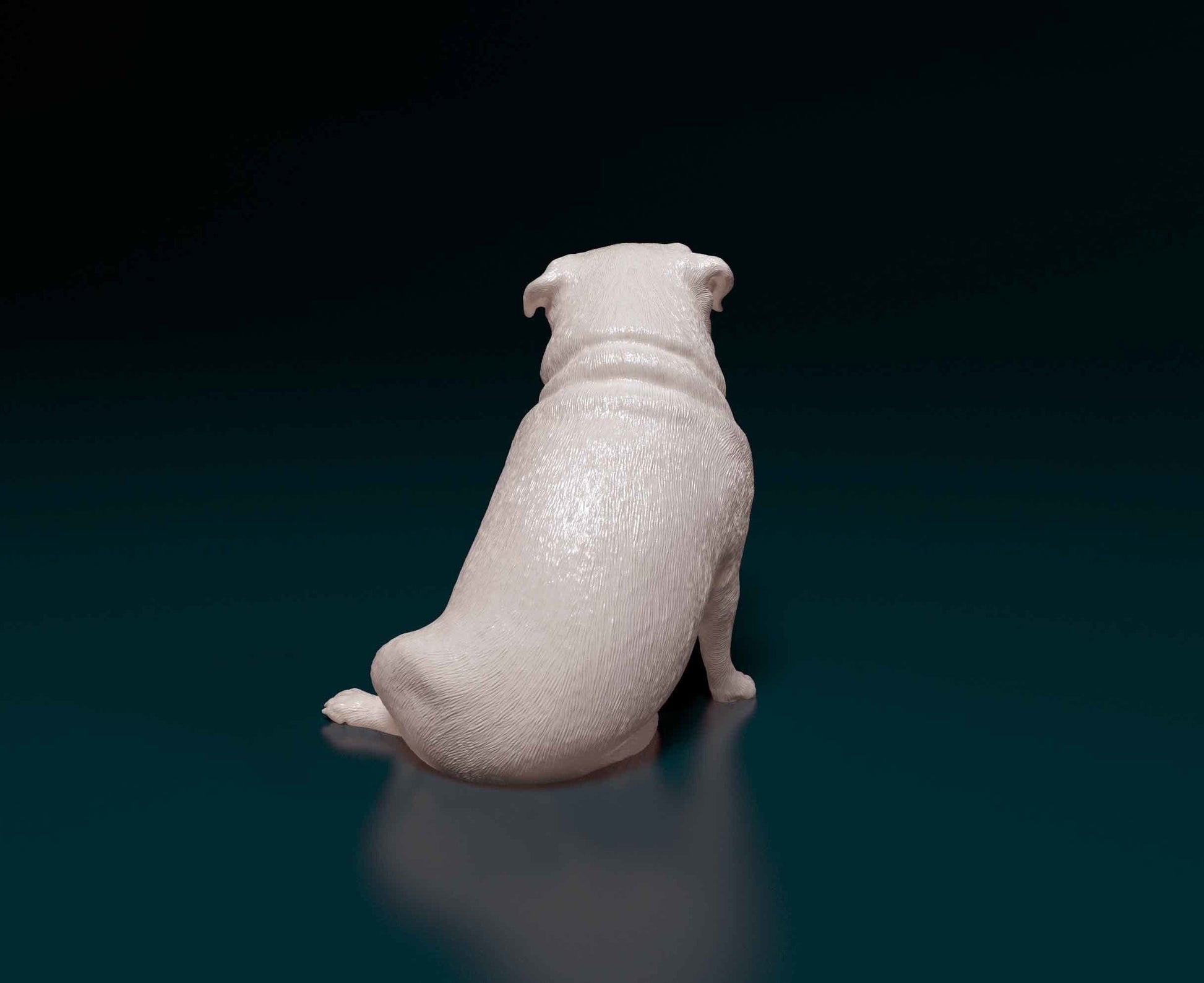 Pug sitting - Sterocat 3D Print
