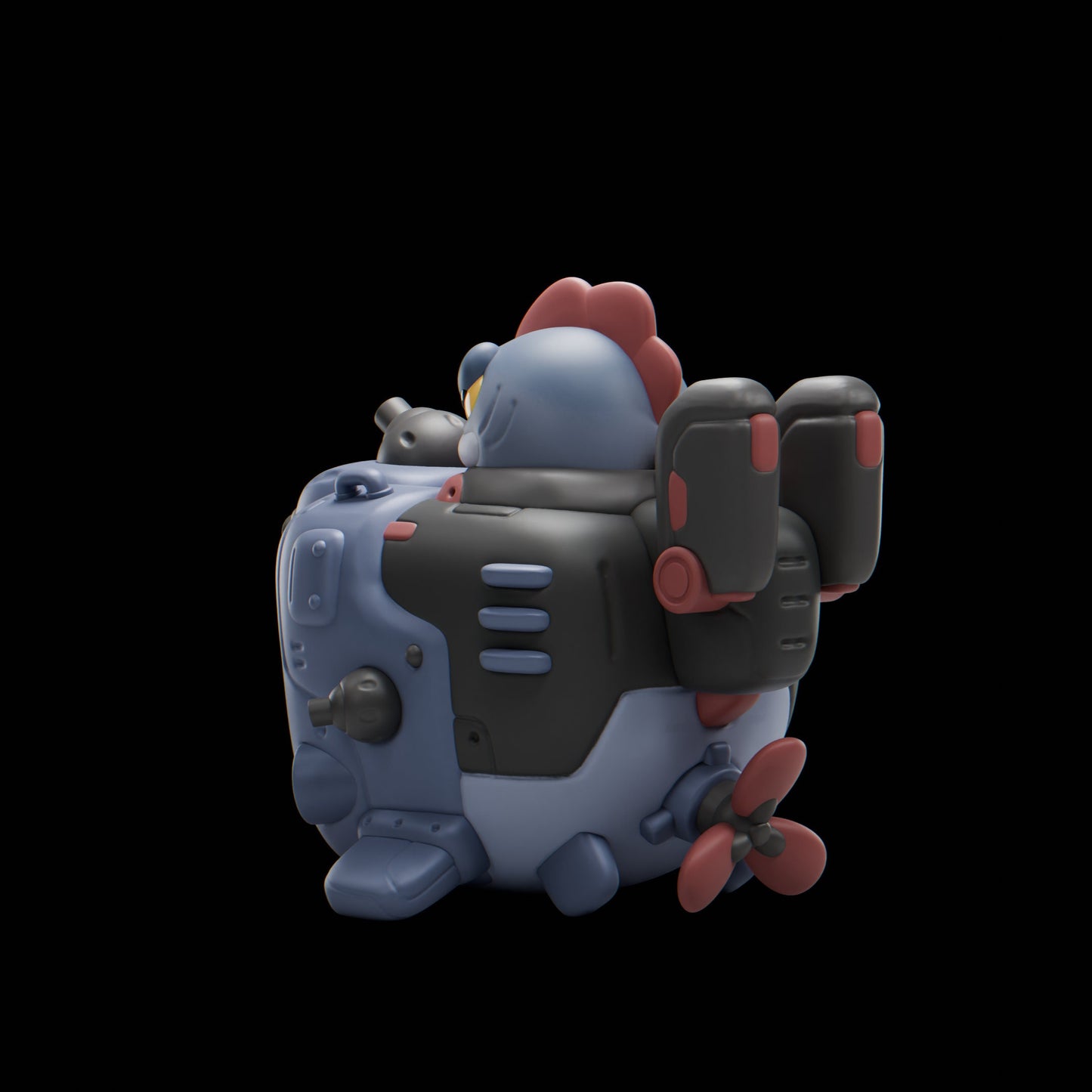 Whalii - UNPAINTED - Grumpii Art Toy
