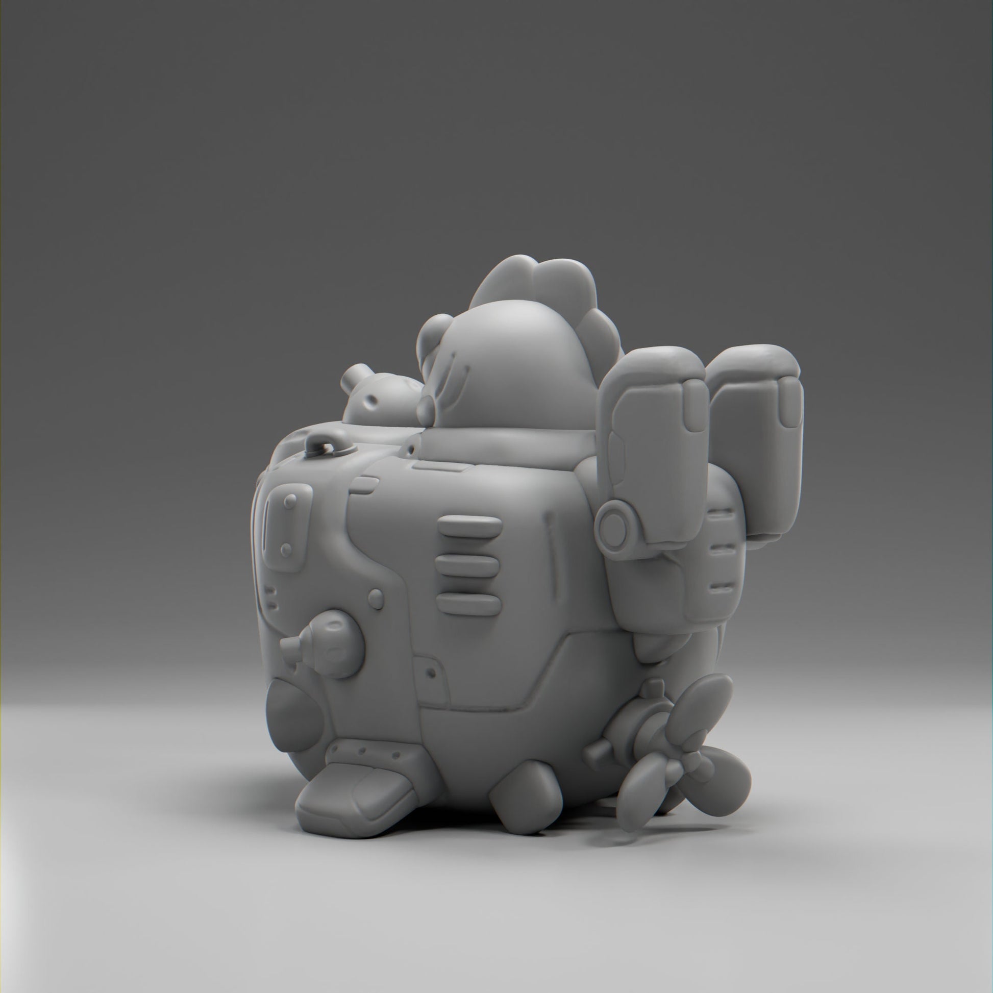 Whalii - UNPAINTED - Grumpii Art Toy