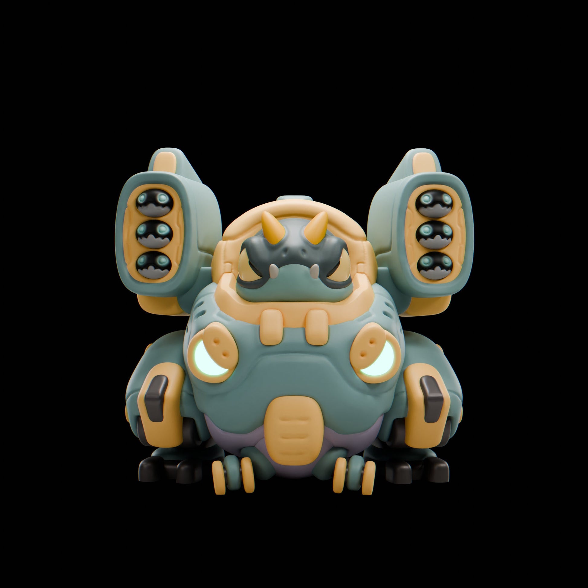 Meckii - UNPAINTED - Grumpii Art Toy