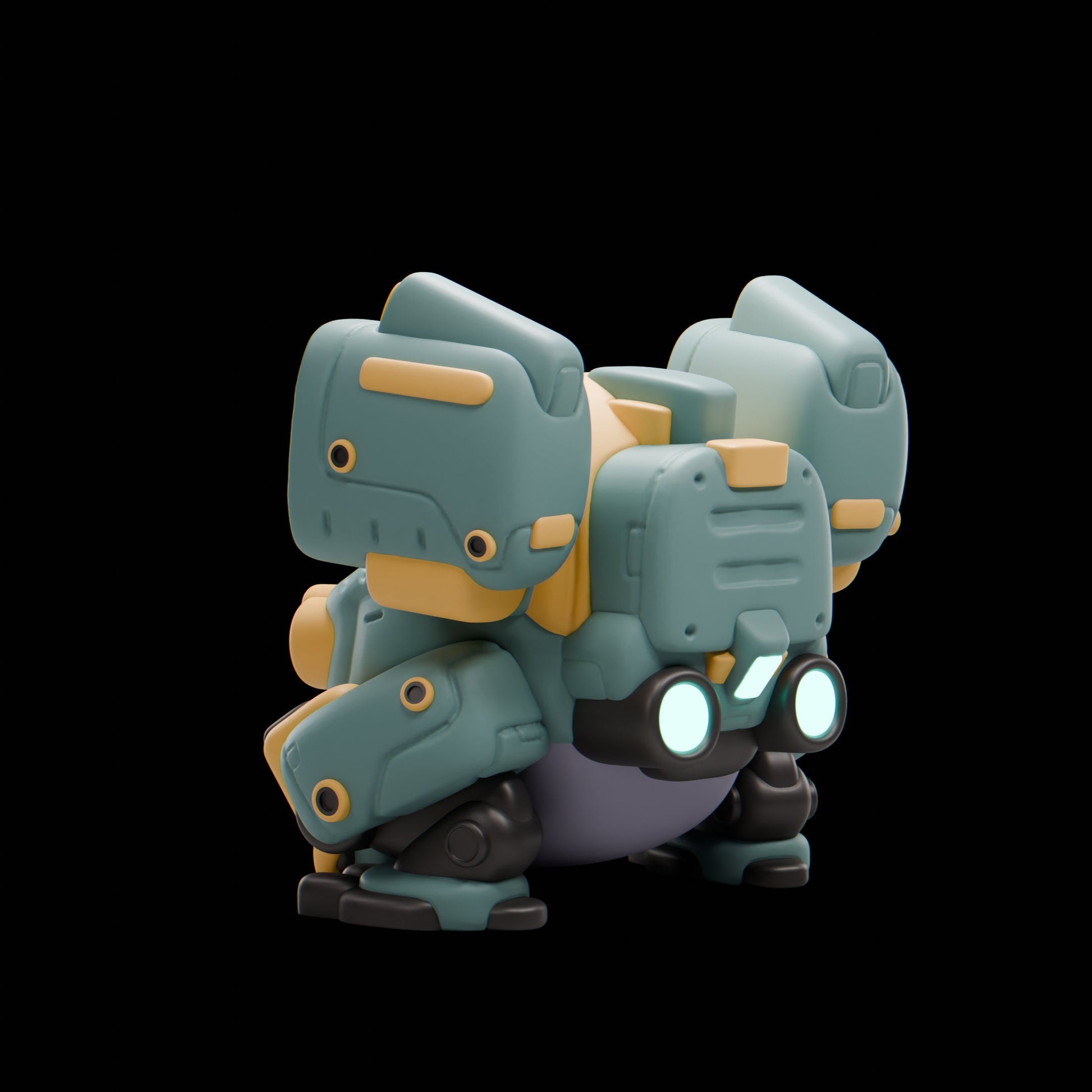 Meckii - UNPAINTED - Grumpii Art Toy