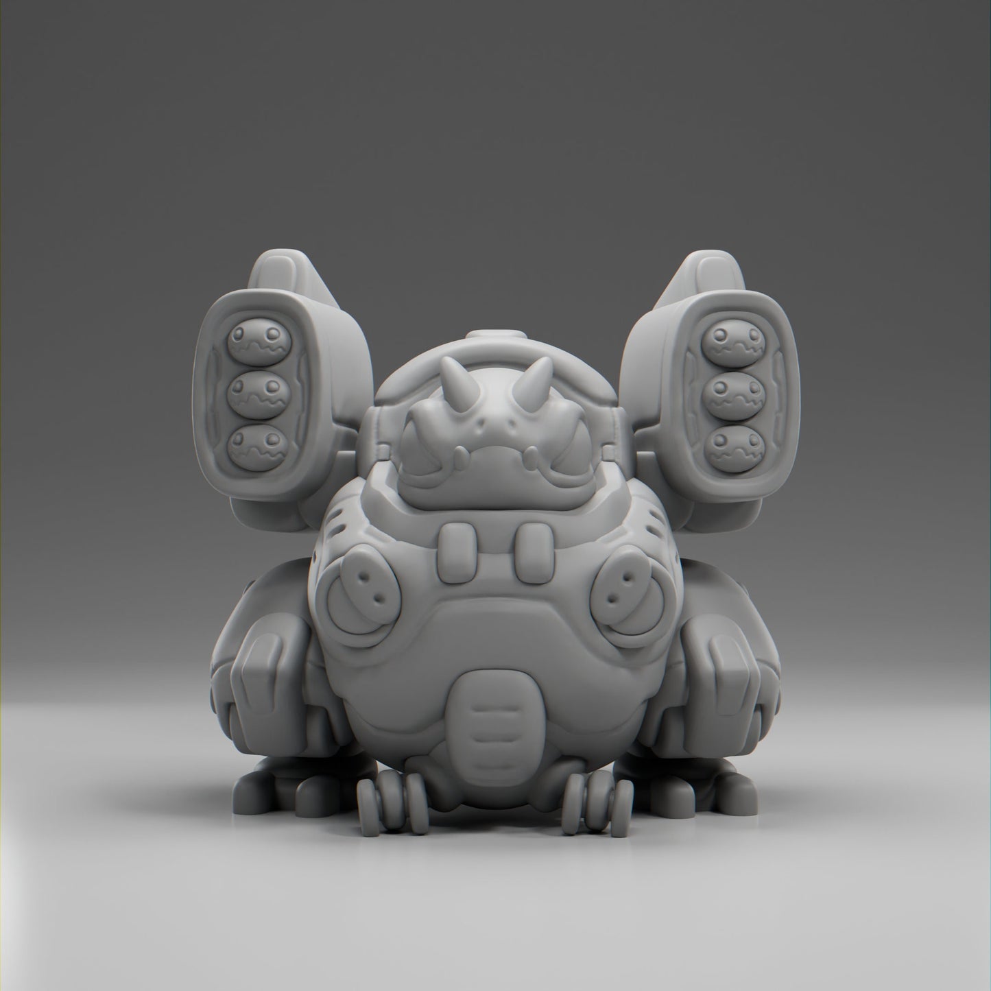 Meckii - UNPAINTED - Grumpii Art Toy