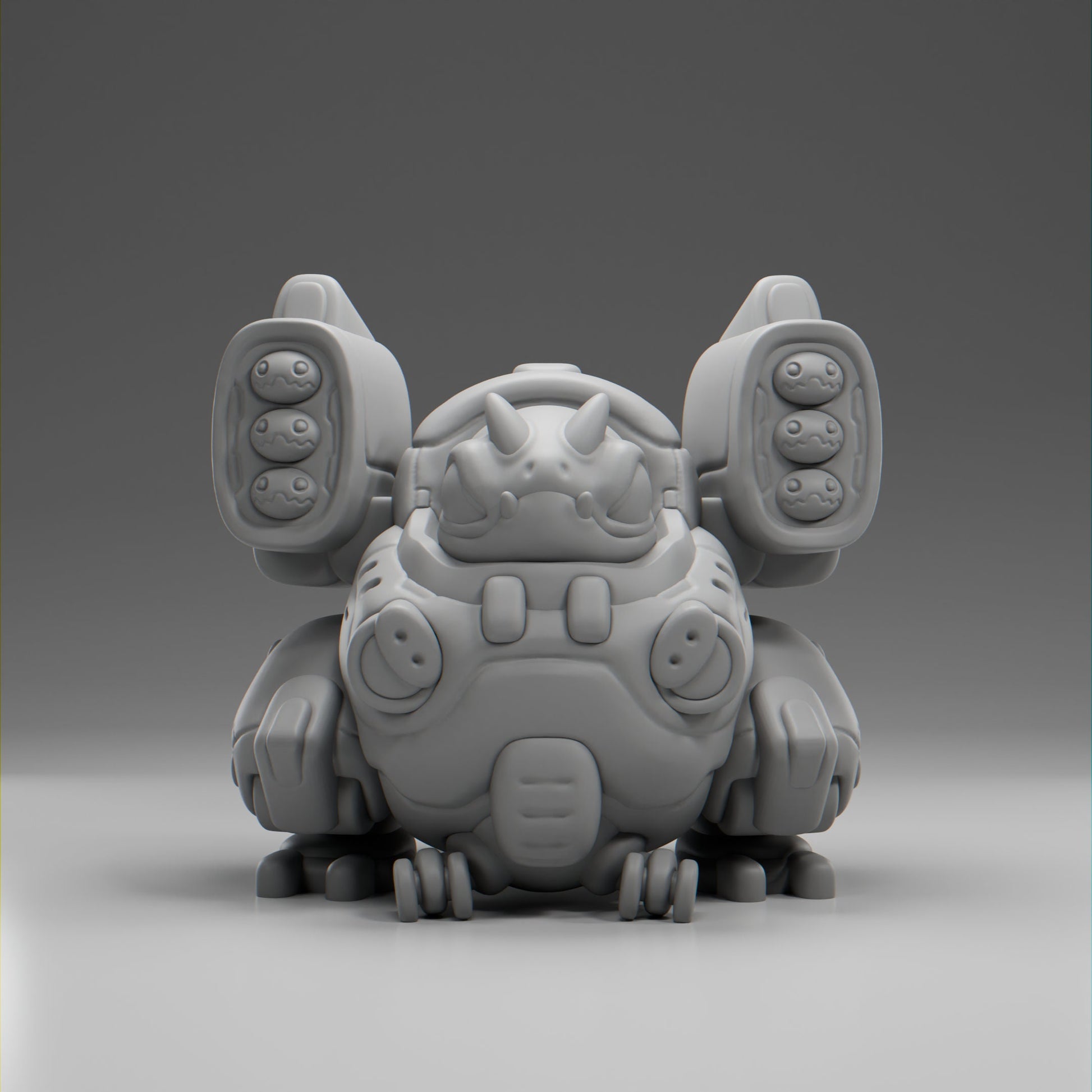 Meckii - UNPAINTED - Grumpii Art Toy