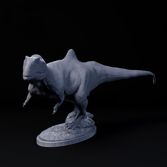 Concavenator chasing - UNPAINTED - Dino and Dog Miniatures