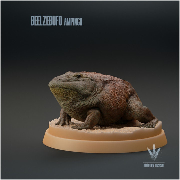 Beelzebufo ampinga : The Devil Toad - UNPAINTED - Miniature Museum