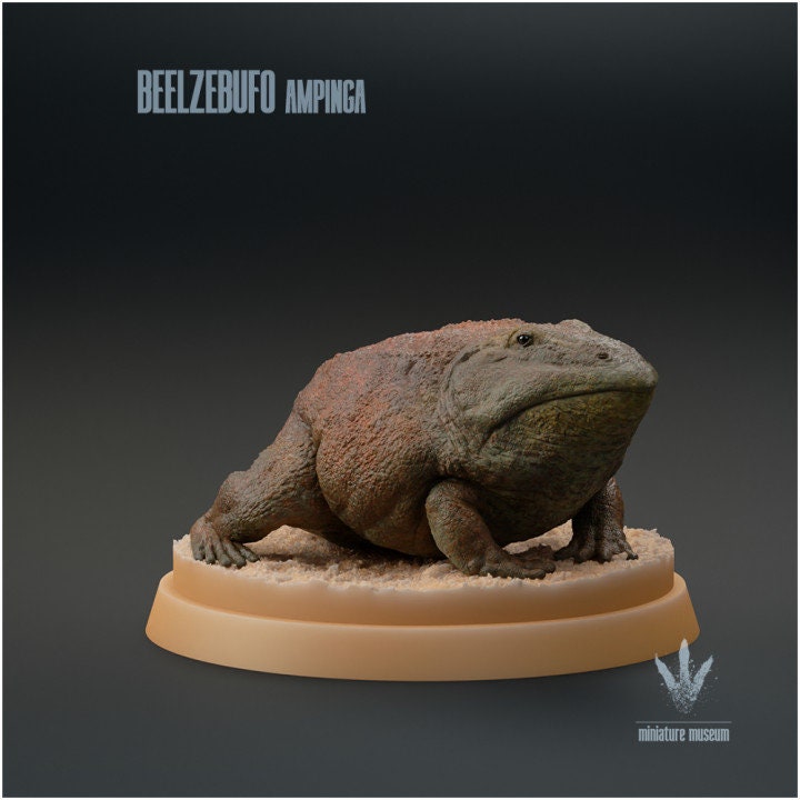 Beelzebufo ampinga : The Devil Toad - UNPAINTED - Miniature Museum