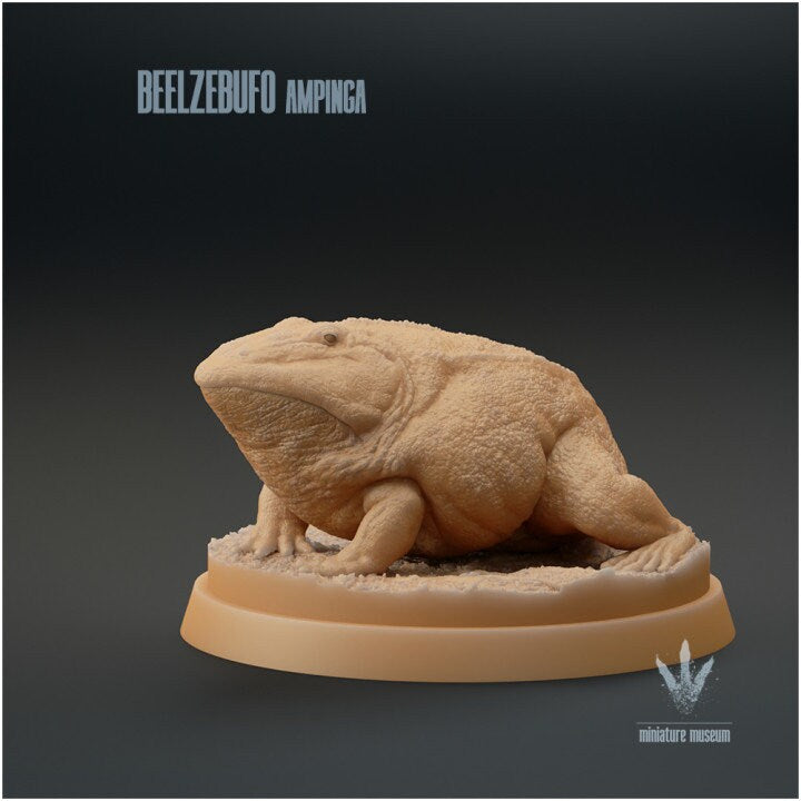Beelzebufo ampinga : The Devil Toad - UNPAINTED - Miniature Museum