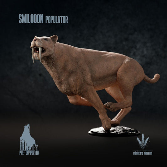 Smilodon populator - UNPAINTED - Miniature Museum