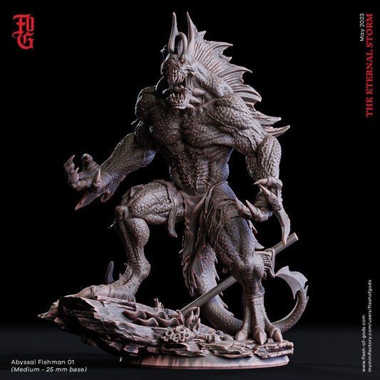 Abyssal Fishman 01 - Flesh of Gods