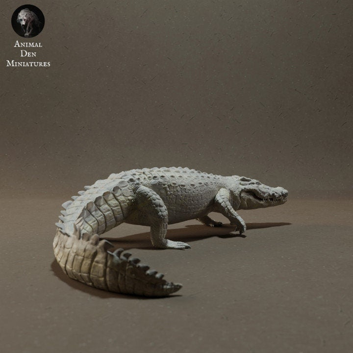 Nile Crocodile- UNPAINTED -Animal Den Miniatures