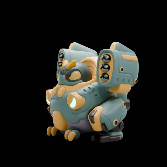 Meckii - UNPAINTED - Grumpii Art Toy