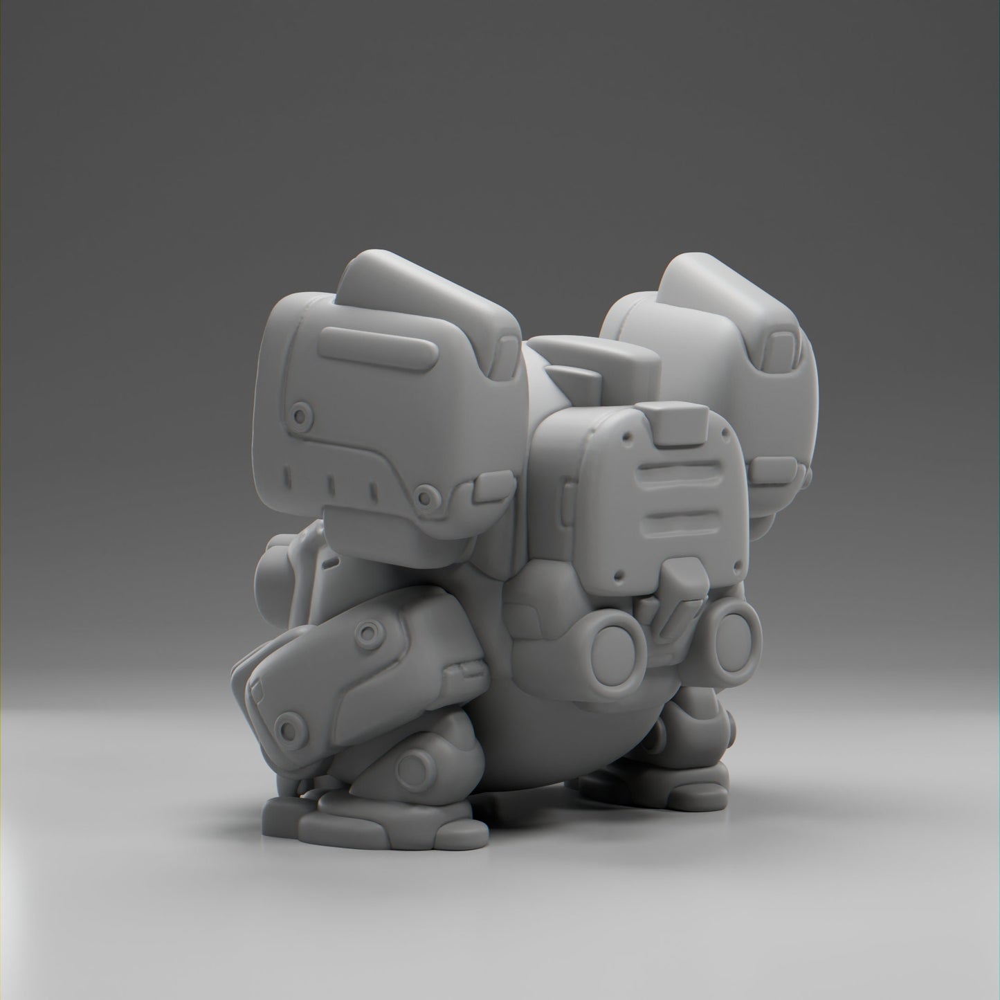 Meckii - UNPAINTED - Grumpii Art Toy