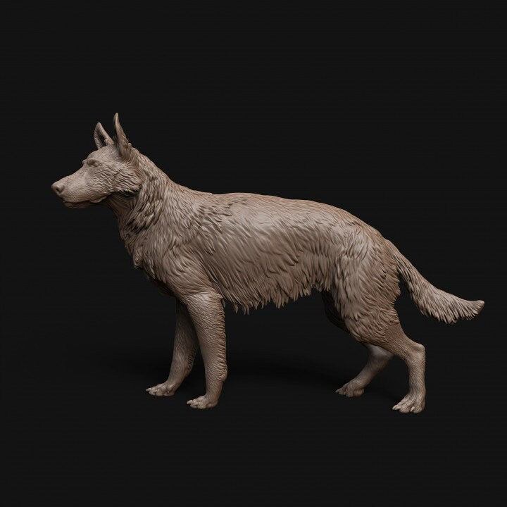 German Shepherd dog - Dino and Dog Miniatures