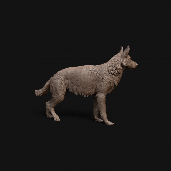 German Shepherd dog - Dino and Dog Miniatures