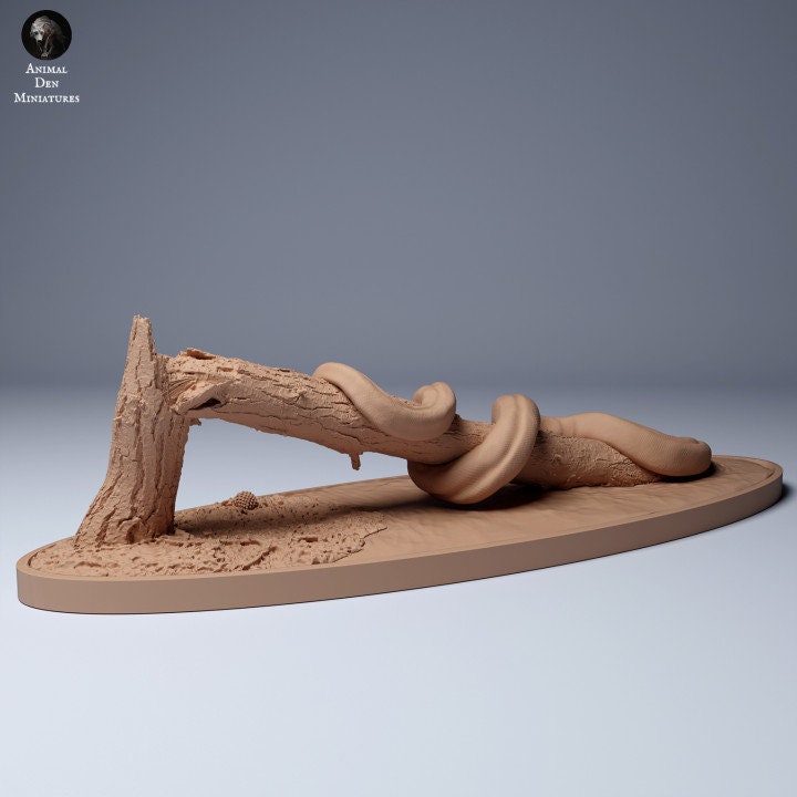 Green Anaconda - UNPAINTED - Animal Den Miniatures