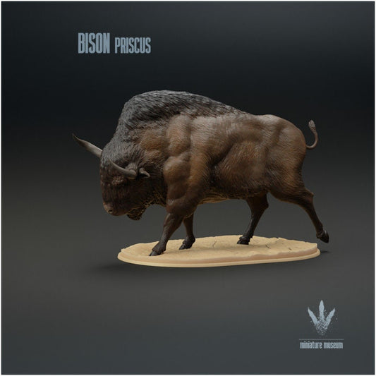 Bison priscus - UNPAINTED - Miniature Museum