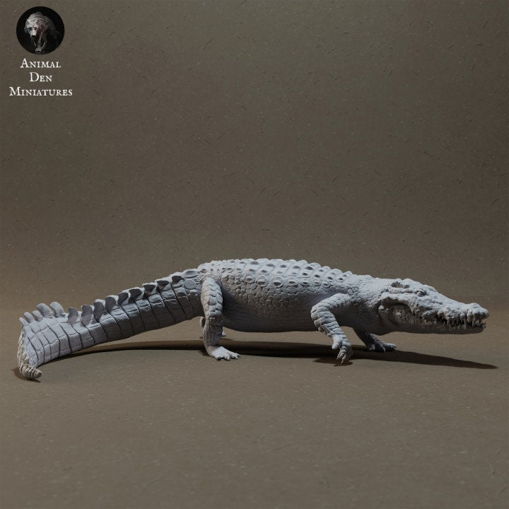 Nile Crocodile- UNPAINTED -Animal Den Miniatures