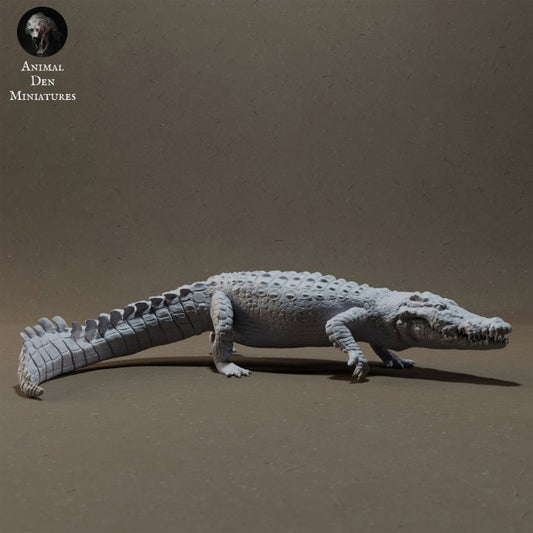Nile Crocodile- UNPAINTED -Animal Den Miniatures