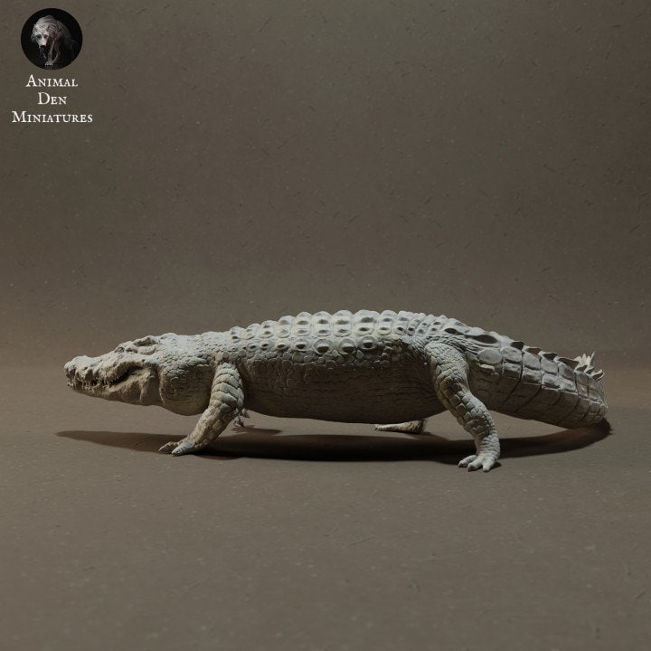 Nile Crocodile- UNPAINTED -Animal Den Miniatures