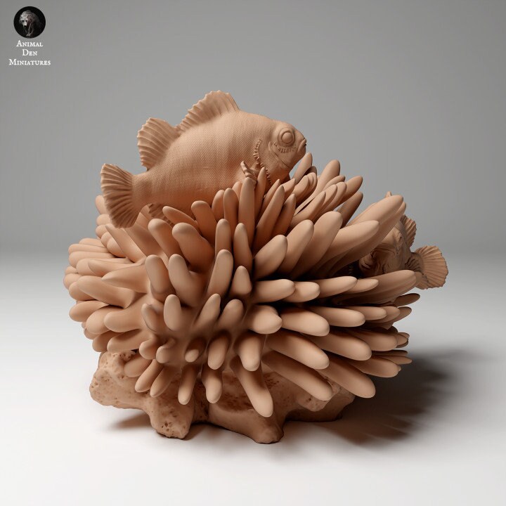 Common Clownfish - UNPAINTED - Animal Den Miniatures