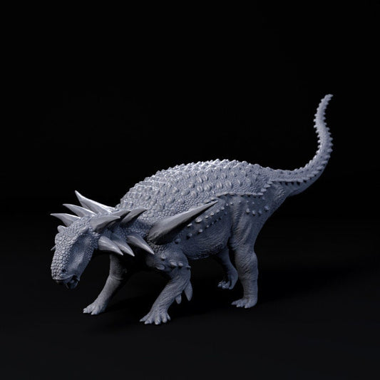 Sauropelta defensive - UNPAINTED - Dino and Dog Miniatures