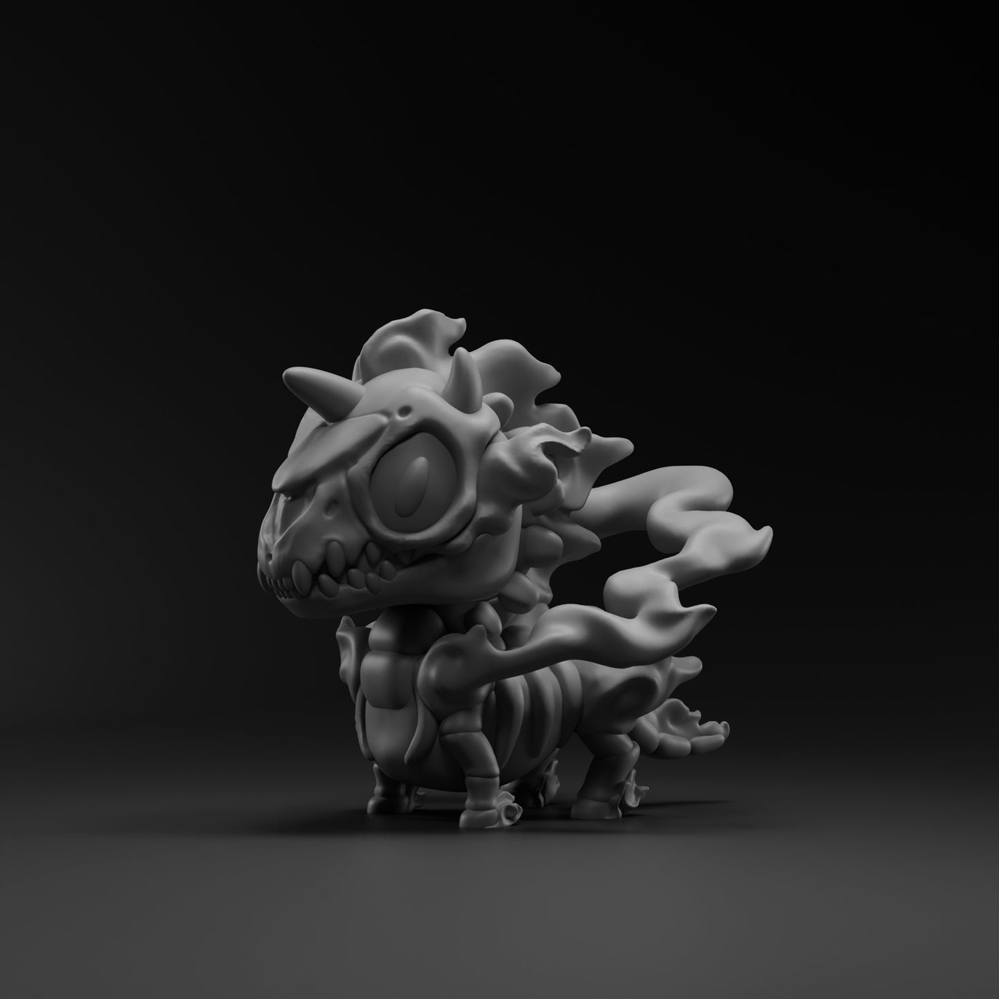 Hokii - UNPAINTED - Grumpii Art Toy