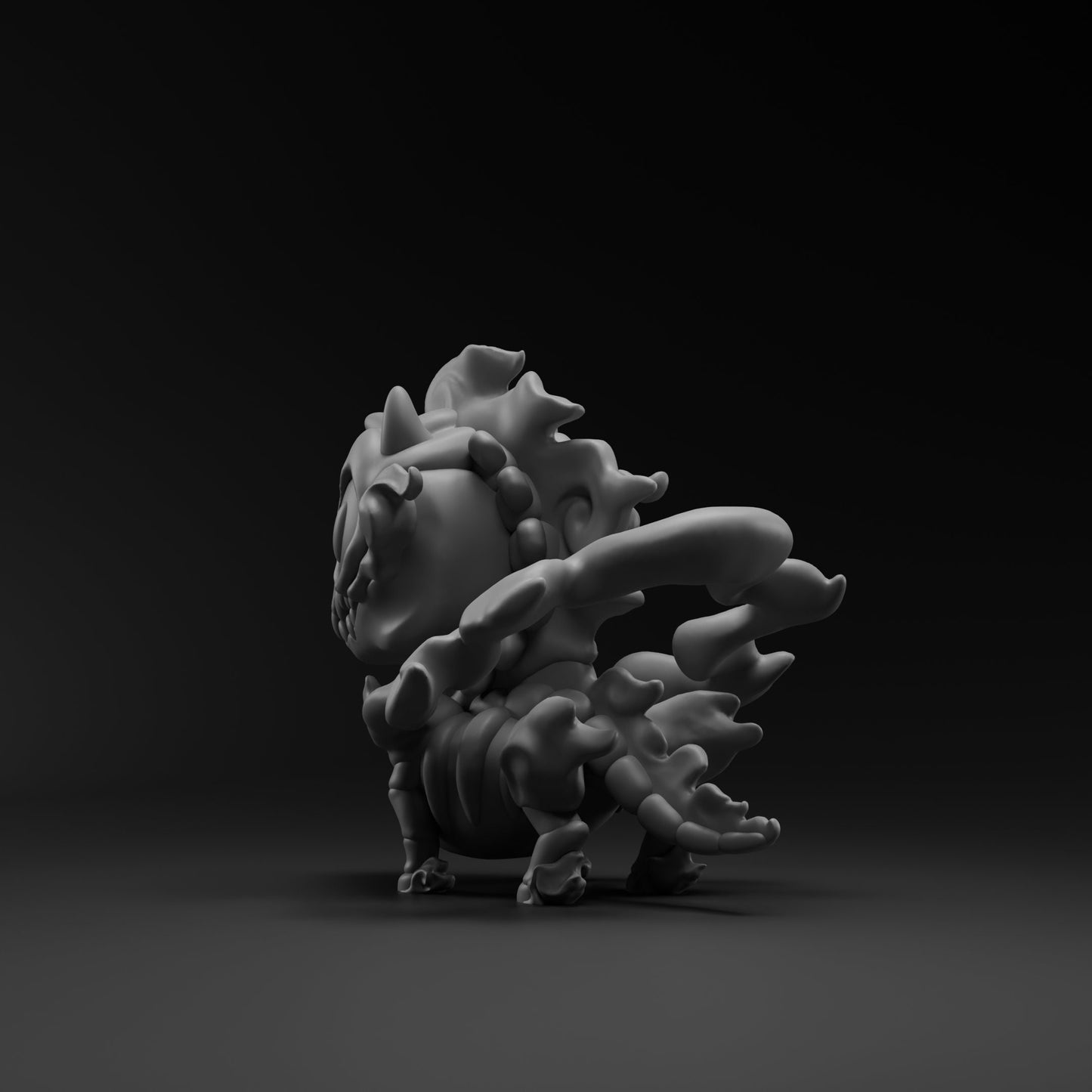 Hokii - UNPAINTED - Grumpii Art Toy