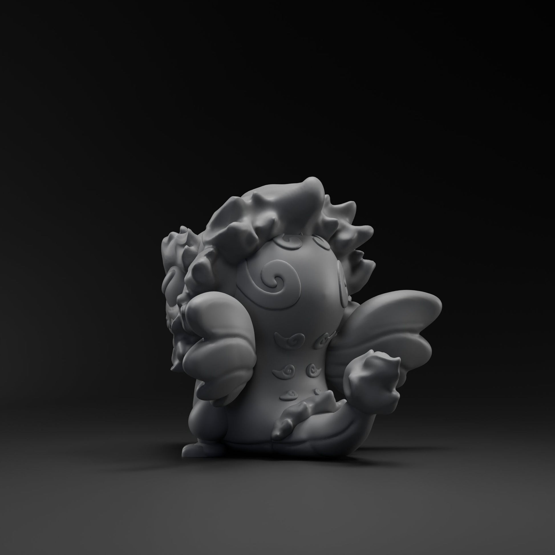 Itsumii - UNPAINTED - Grumpii Art Toy