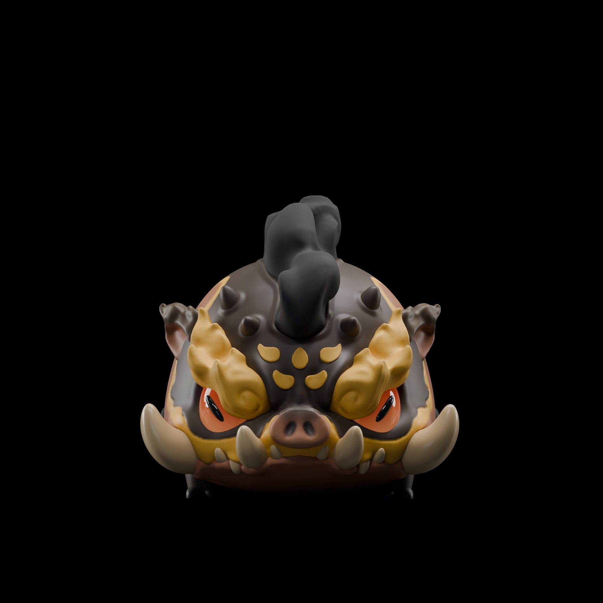 Hokii - UNPAINTED - Grumpii Art Toy