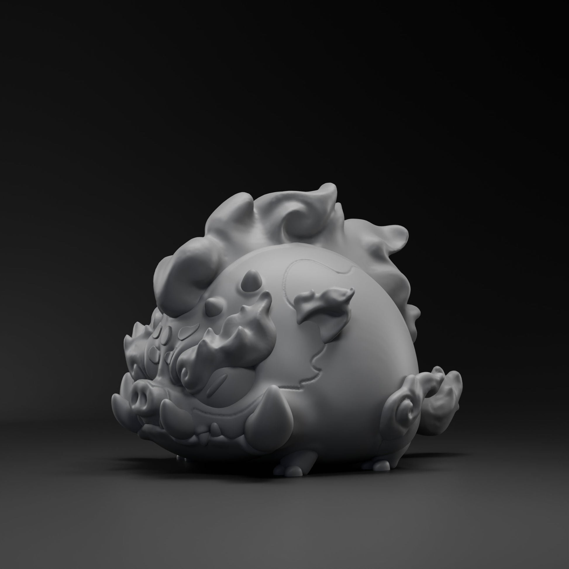 Hokii - UNPAINTED - Grumpii Art Toy