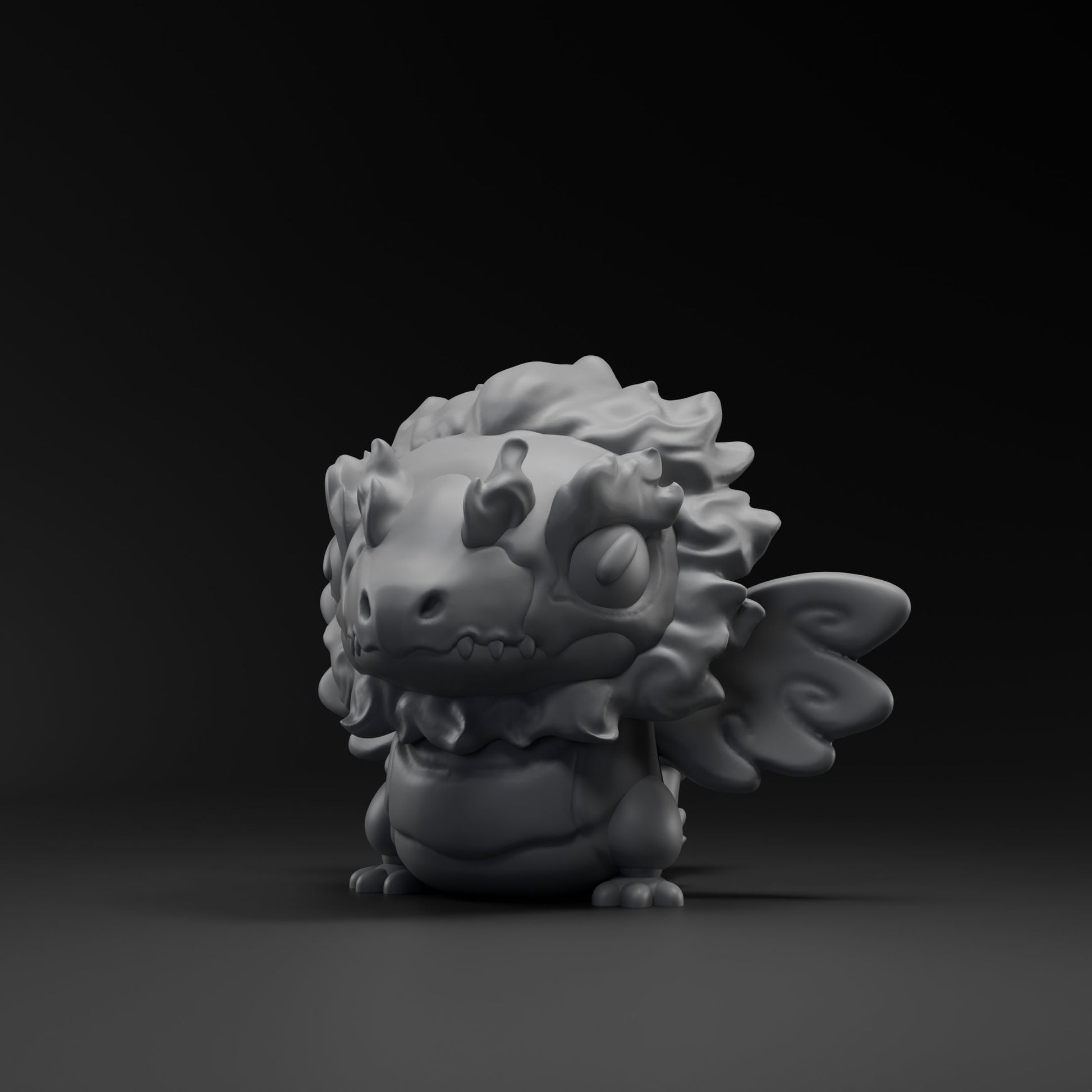 Itsumii - UNPAINTED - Grumpii Art Toy