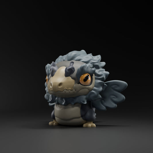 Itsumii - UNPAINTED - Grumpii Art Toy