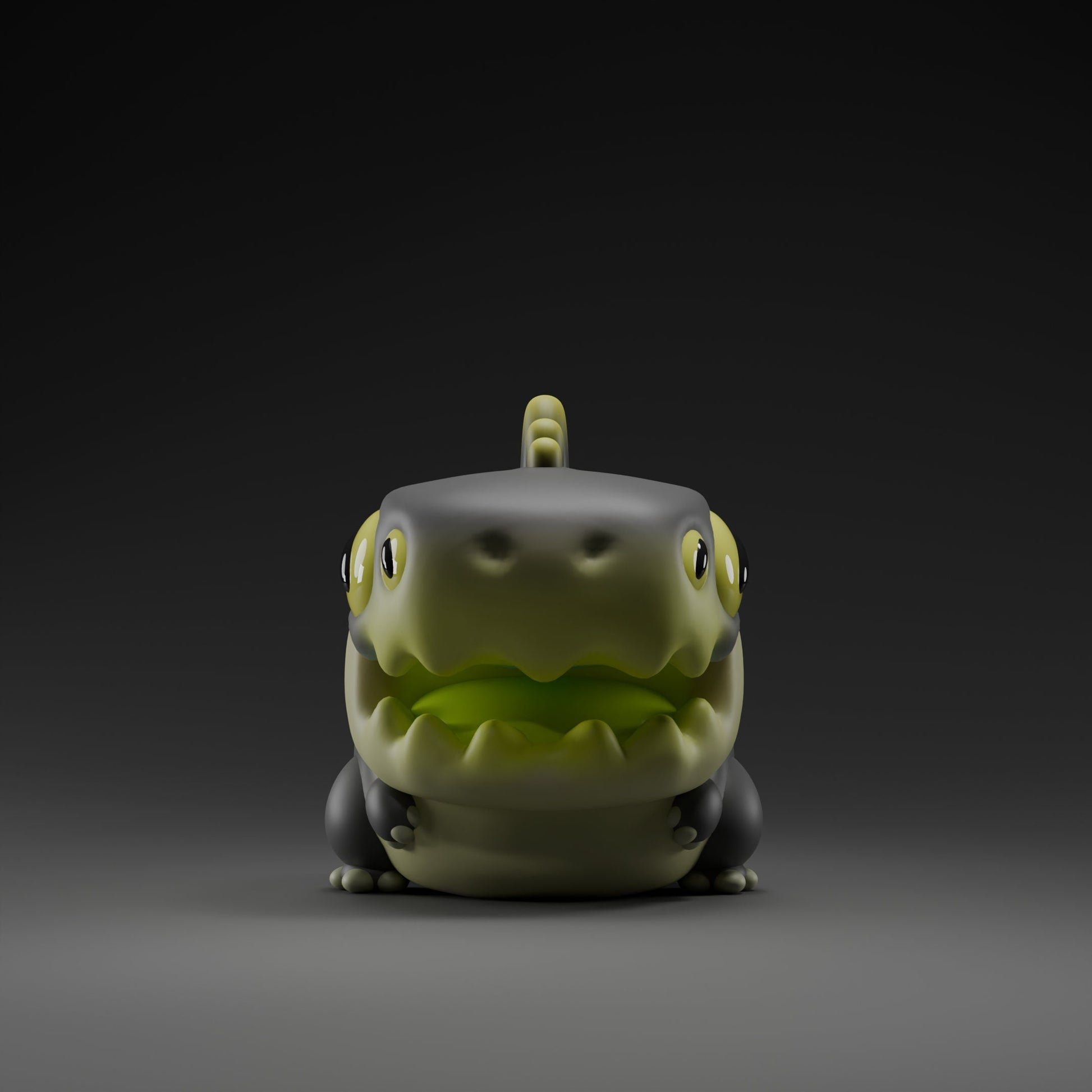 Chompii - UNPAINTED - Grumpii Art Toy