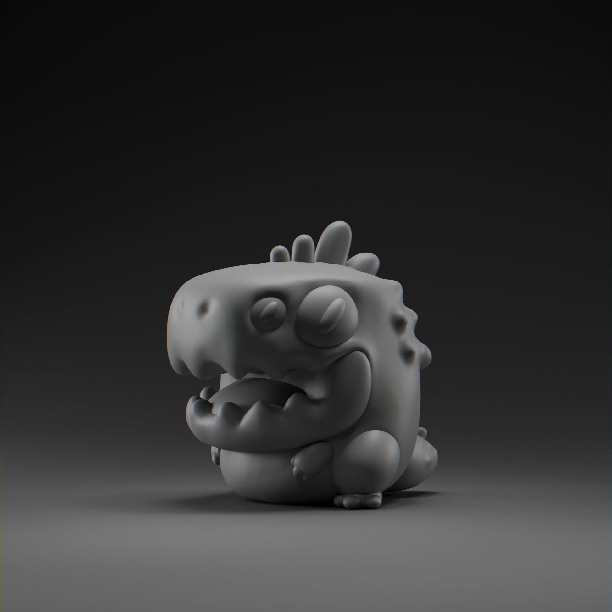 Chompii - UNPAINTED - Grumpii Art Toy