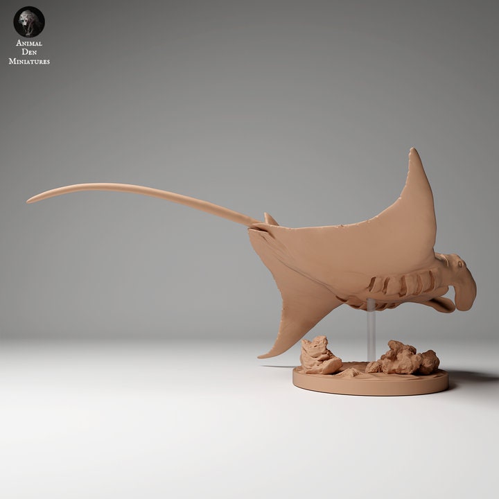 Reef Manta Ray 1 - UNPAINTED - Animal Den Miniatures