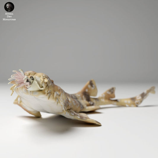 Spotted Wobbegong Shark Hunt - UNPAINTED - Animal Den Miniatures