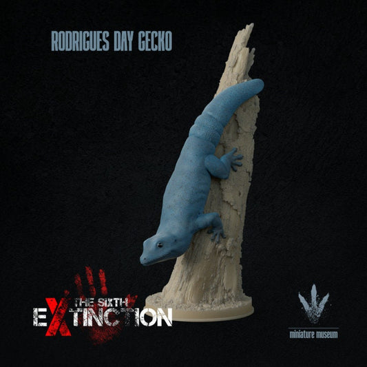 Rodrigues day gecko : Climbing - UNPAINTED - Miniature Museum
