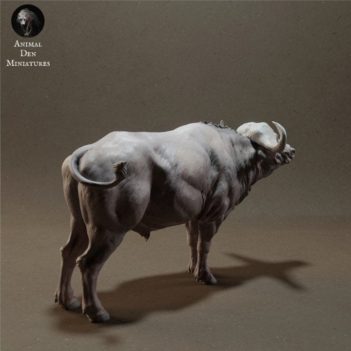 Cape Buffalo - UNPAINTED - Animal Den Miniatures