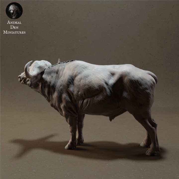 Cape Buffalo - UNPAINTED - Animal Den Miniatures
