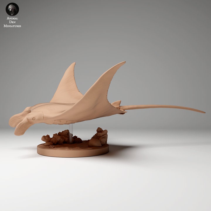 Reef Manta Ray - UNPAINTED - Animal Den Miniatures