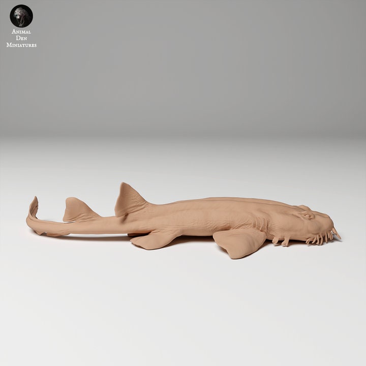 Spotted Wobbegong Shark - UNPAINTED - Animal Den Miniatures
