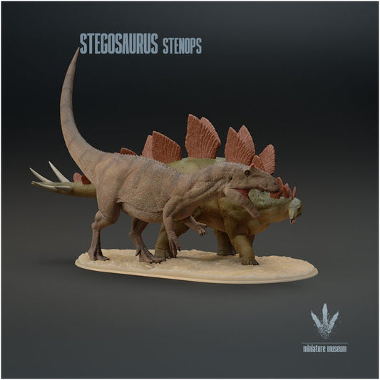 Stegosaurus stenops: Attack - UNPAINTED - Miniature Museum